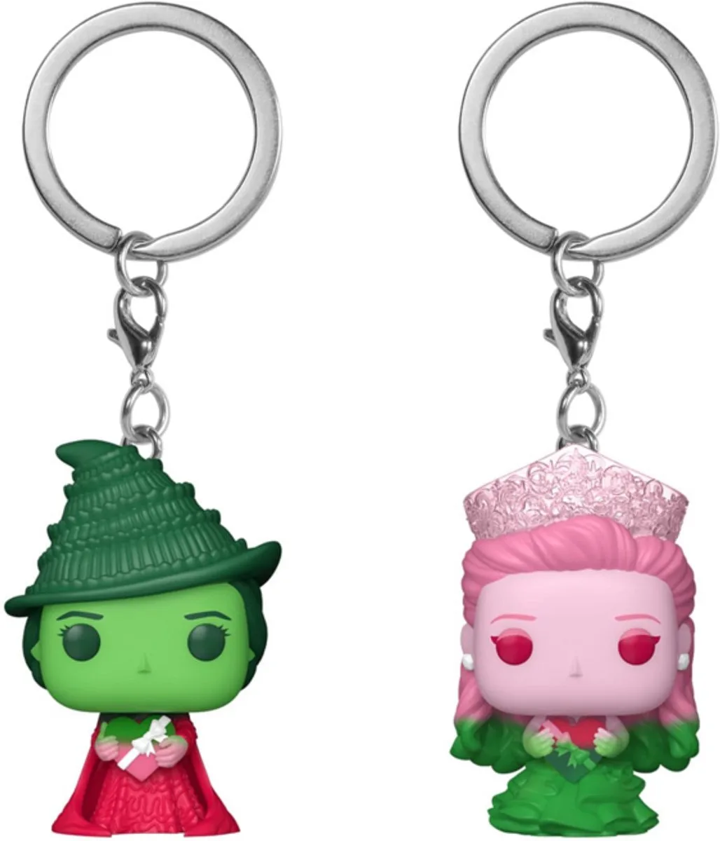 Wicked POP! Vinyl Keychain 2-Pack G&E (Ombre) 4 cm Keyrings van Funko in Meerkleurig – productfoto