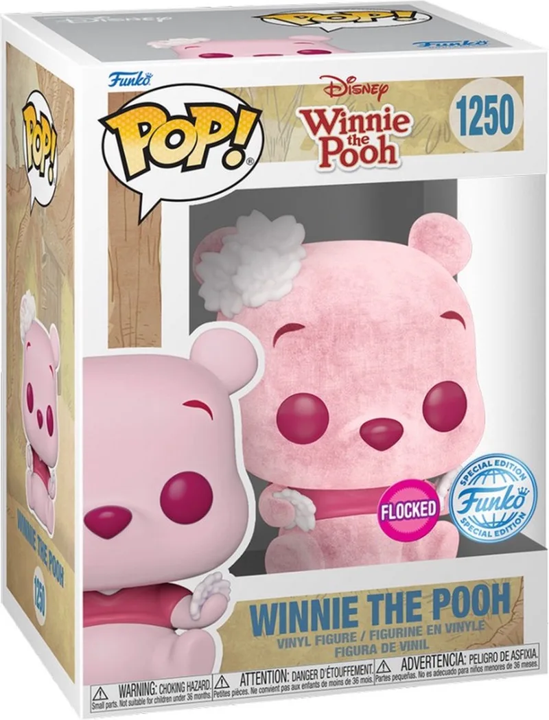 Winnie The Pooh Winnie the Pooh (Flocked) vinyl figuur nr. 1250 Funko Pop! meerkleurig van Funko in Meerkleurig – productfoto