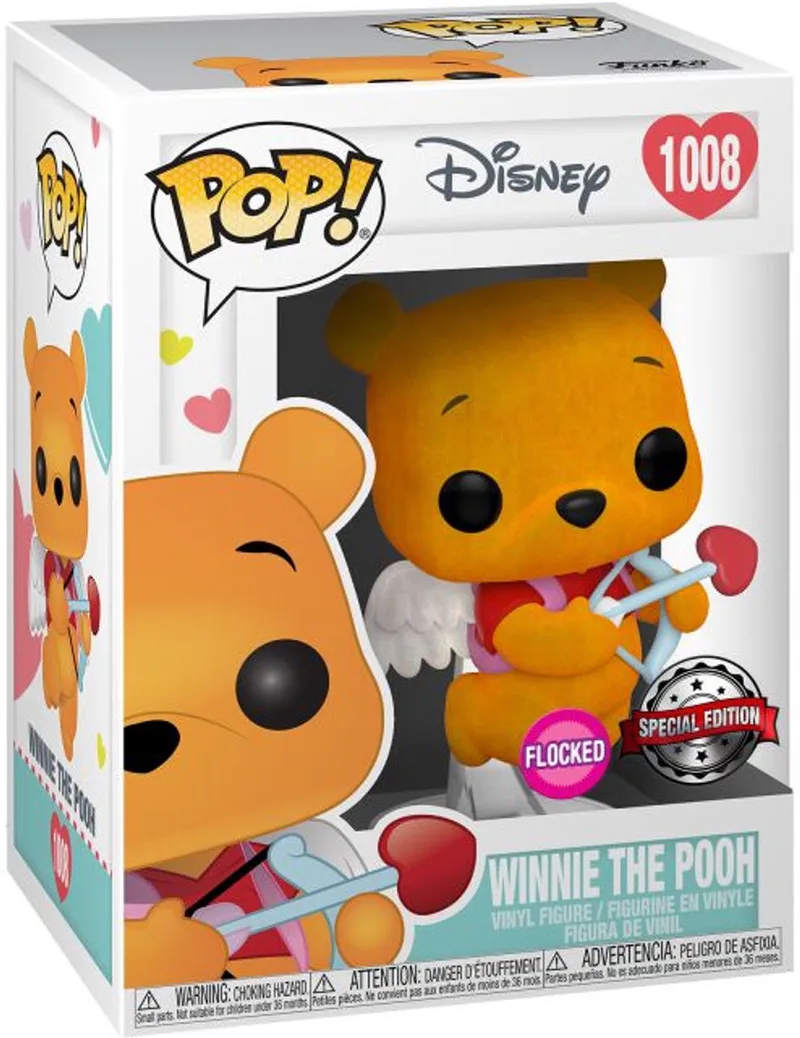Winnie The Pooh Winnie The Pooh (Flocked) vinylfiguur 1008 Unisex Funko Pop! - Neutraal van Funko in Standard – productfoto