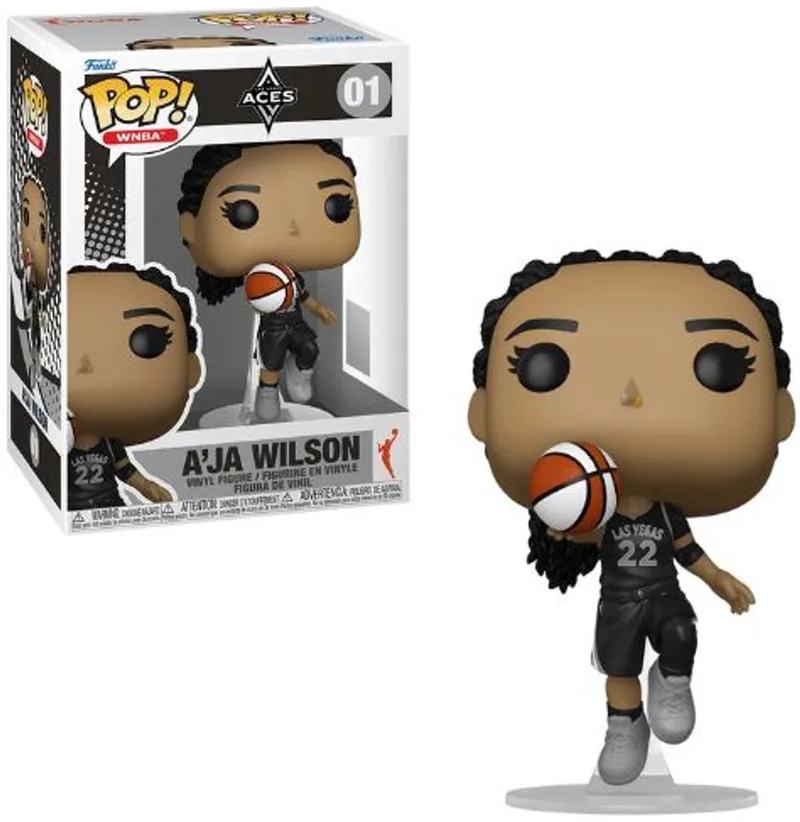 WNBA: Las Vegas Aces - A'ja Wilson #01 van Funko in Meerkleurig – productfoto