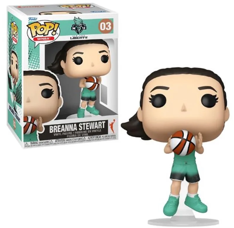 WNBA: New York Liberty - Breanna Stewart #03 van Funko in Meerkleurig – productfoto
