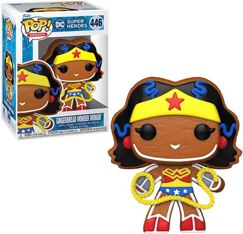 Wonder Woman - DC Comics Holiday 2022 POP! Heroes Wonder Woman 9 cm Verzamelfiguur by Funko in Multicolours – product photo