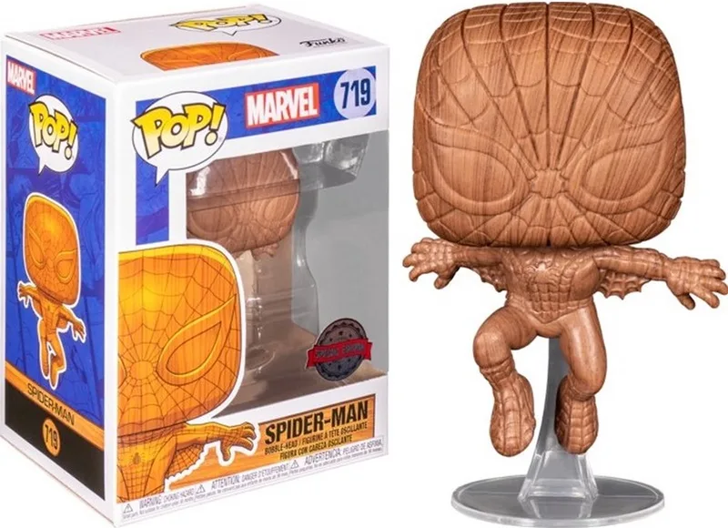 Wooden Exclusive Marvel - Spider-man (wd) (52216) /games And Toys van Funko – productfoto