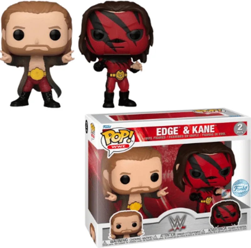 WWE: Edge & Kane - 2 Pack Exclusive van Funko in Meerkleurig – productfoto