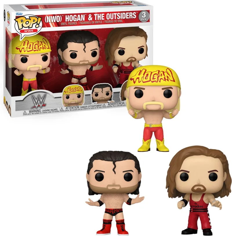 WWE NWO Hogan & The Outsiders 3-Pack van Funko in Meerkleurig – productfoto