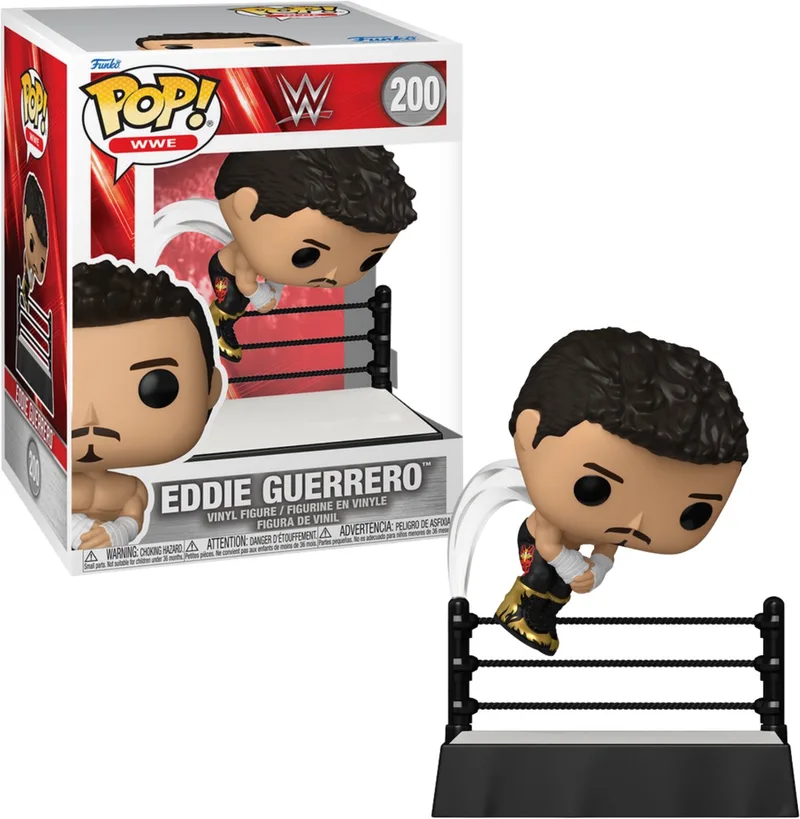 WWE POP! Premium Vinyl Figure Eddie Guerrero(Frog Splash) 9 cm van Funko in Meerkleurig – productfoto