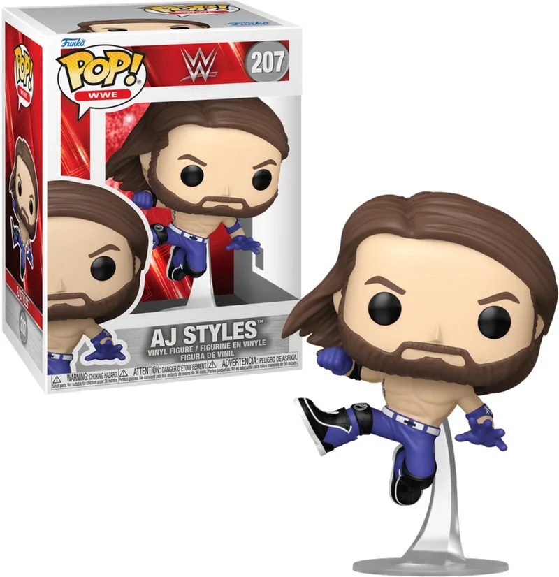 WWE POP! Vinyl Figure AJ Styles 9 cm POP! Figuur van Funko in Meerkleurig – productfoto