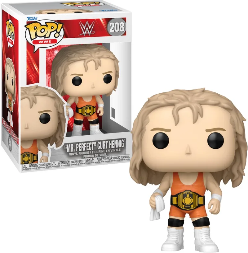 WWE POP! Vinyl Figure Curt Hennig (Mr. Perfect) 9 cm POP! Figuur van Funko in Meerkleurig – productfoto