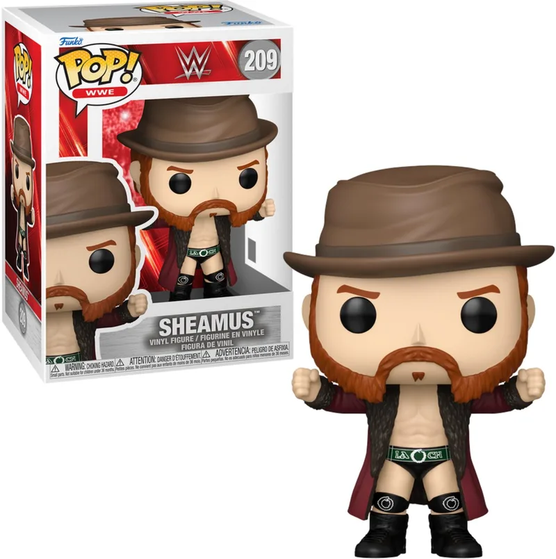 WWE POP! Vinyl Figure Sheamus 9 cm POP! Figuur by Funko in Multicolour – product photo