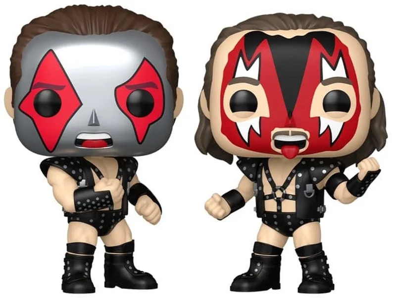 WWE POP! Vinyl Figuur 2-Pack Ax & Smash 9 cm Mini-Figuur van Funko in Meerkleurig – productfoto