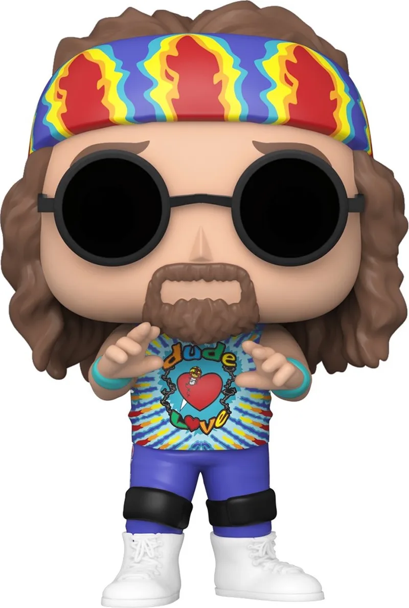 WWE Verzamelfiguur POP! Dude Love 9 cm van Funko in Multicolours – productfoto