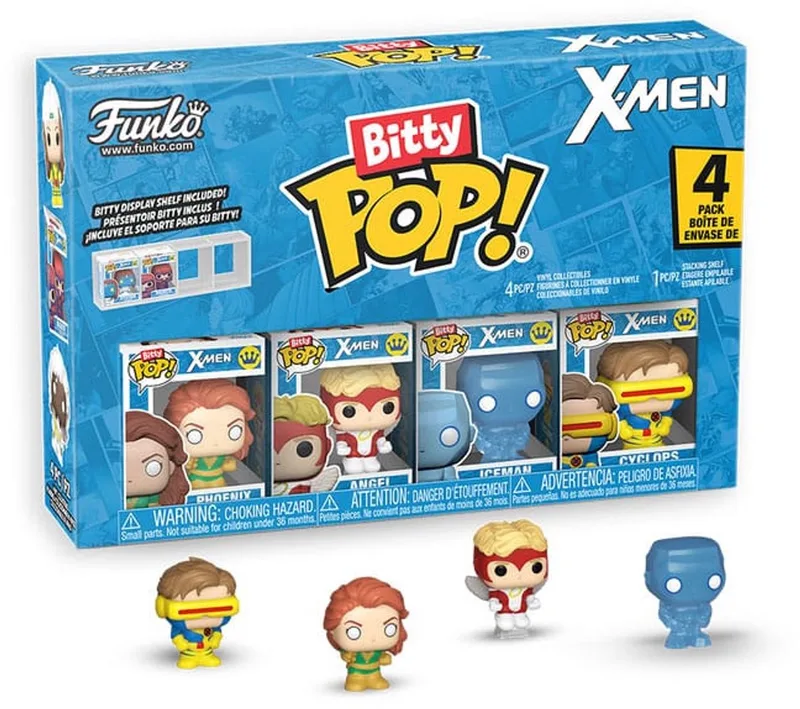 X-Men Bitty POP! Vinyl Figure 4-Pack w/CH 2,5 cm Mini-Figuur - 2cm van Funko in Jean grey – productfoto