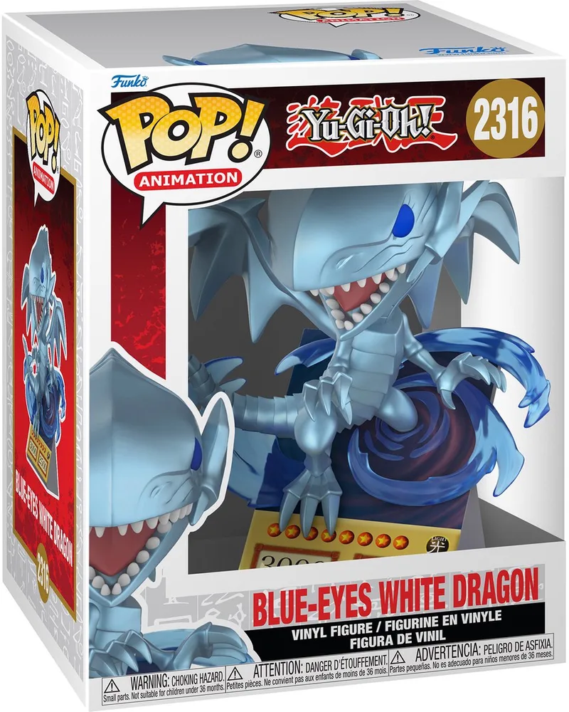 Yu-Gi-Oh! Blue-Eyes White Dragon (Pop! Animation) vinylfiguur 2316 Unisex Funko Pop! - Neutraal by Funko in Standard – product photo