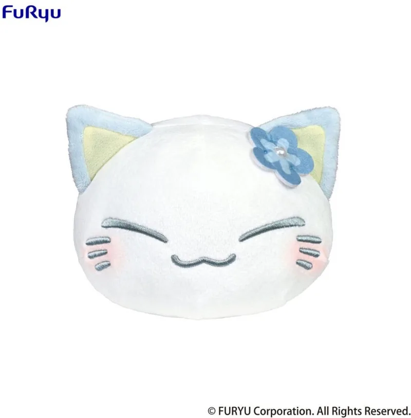 Nemuneko Cat Knuffel Figure Blue 18 cm Knuffeles van FuRyu in Meerkleurig – productfoto
