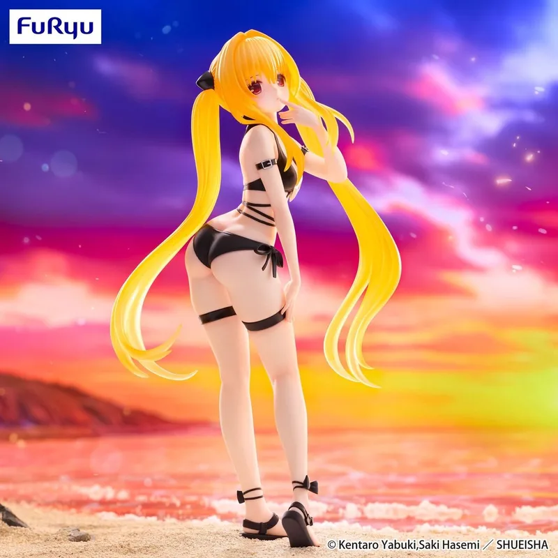 To Love-Ru Darkness - Golden Darkness Trio-Try-iT Figure van FuRyu in Zwart – productfoto