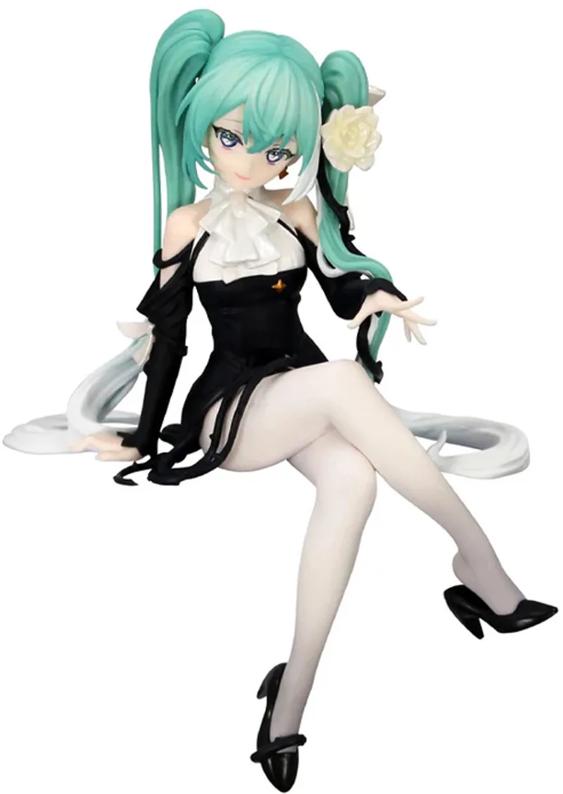 Vocaloid - Hatsune Miku Flower Fairy White Rose Noodle Stopper Figure van FuRyu in Wit – productfoto