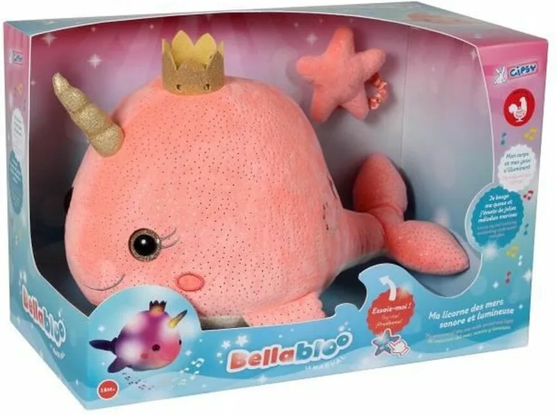 Bella Bloo De muzikale en lichtgevende Narwhal 35 cm by Gipsy – product photo