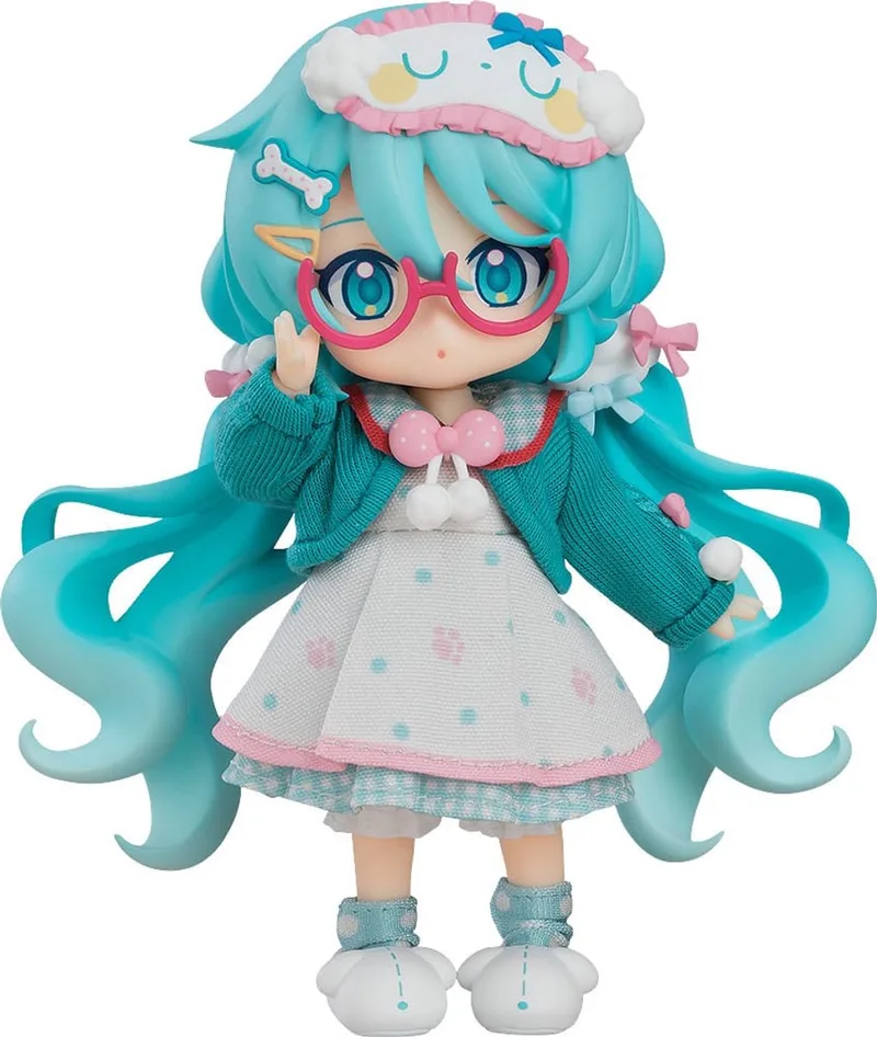Character Vocal Series 01: Hatsune Miku Nendoroid Doll Action Figure Hatsune Miku: Loungewear Outfit Ver. 10 cm Action Figuur by Good Smile Company in Multicolour – product photo