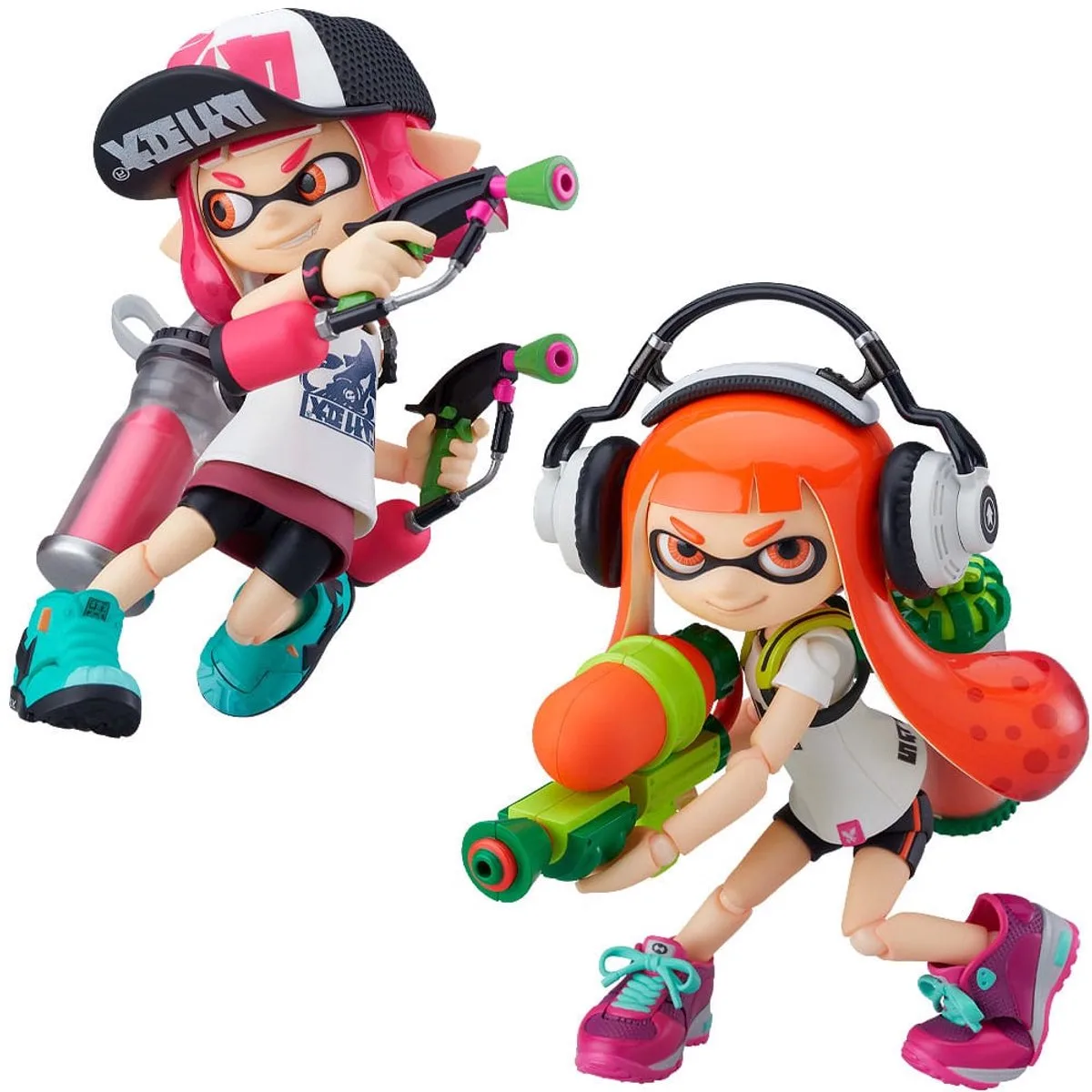 Splatoon/Splatoon 2 Figma Action Figure Splatoon Girl DX Edition 10 cm Action Figuur de Good Smile Company en Multicolore – photo produit