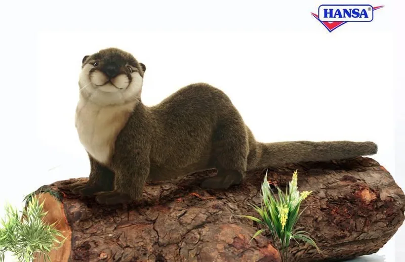 Grote Knuffel Otter, Hansa von Hansa Creations in Braun – Produktfoto