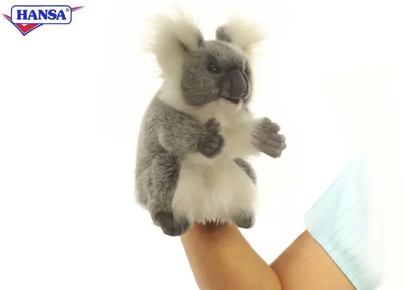 Handpop Koala de Hansa Creations en Blanc, Gris – photo produit