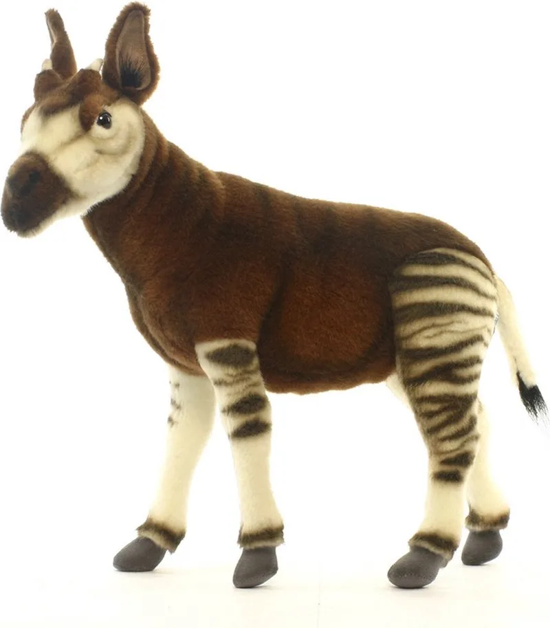 Okapi knuffel - Realistisch pluche knuffeldier van 35 cm - Luxe kwaliteit by Hansa Creations in Multicolour – product photo