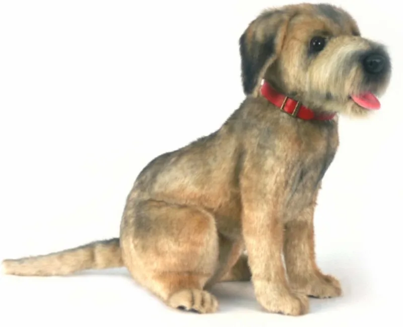 pluche Border Terrier - honden knuffel - 44 cm - huisdier knuffel från Hansa Creations i Flerfärgad – produktbild