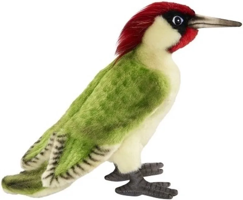 pluche groene specht - knuffel vogel - 27 cm - levensecht - realistisch by Hansa Creations in Green – product photo