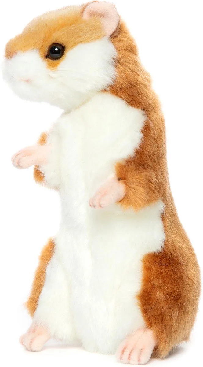 pluche hamster - knuffeldier - 15 cm - bosdieren knuffel - realistisch från Hansa Creations i Flerfärgad – produktbild