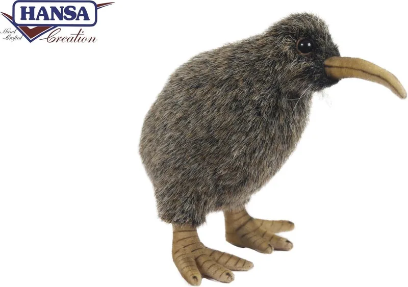 Pluche kiwi vogel - Realistische knuffel van 20 cm - Voor vogelliefhebbers by Hansa Creations in Multicolour – product photo