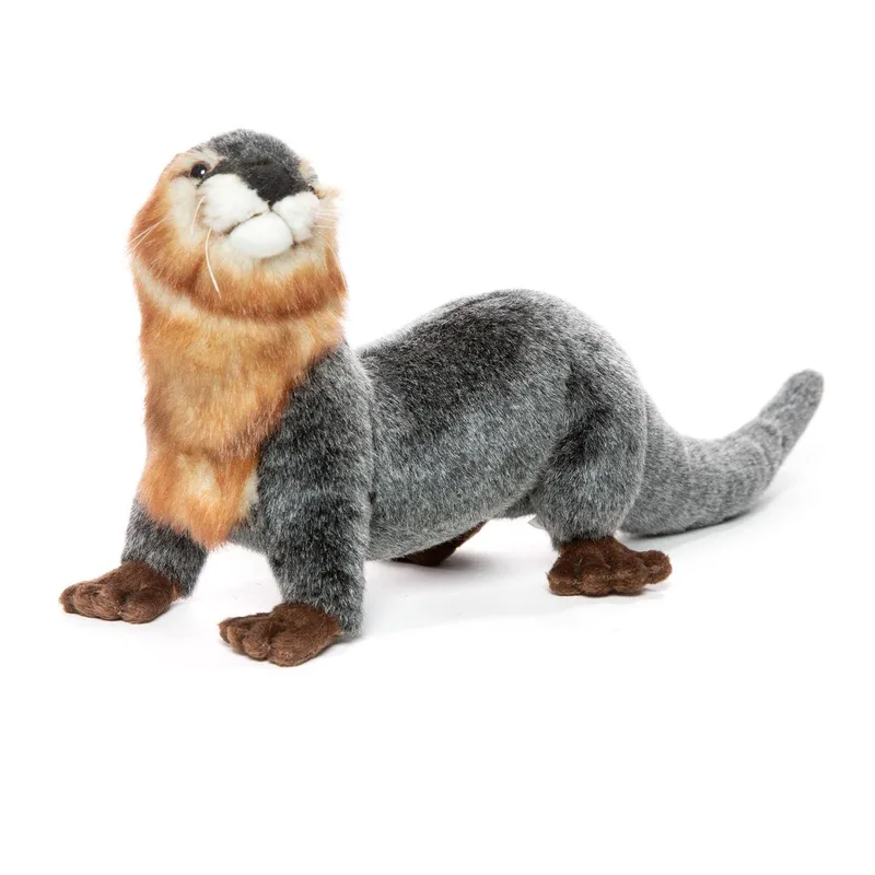 pluche otter knuffel - 24 cm - luxe kwaliteit - levensecht - knuffeldieren by Hansa Creations in Brown – product photo