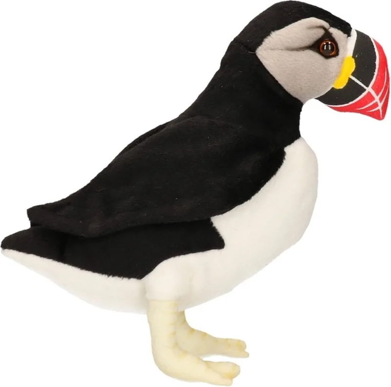 pluche papegaaiduiker knuffel - 21 cm - luxe kwaliteit - vogel knuffeldieren från Hansa Creations i Flerfärgad – produktbild