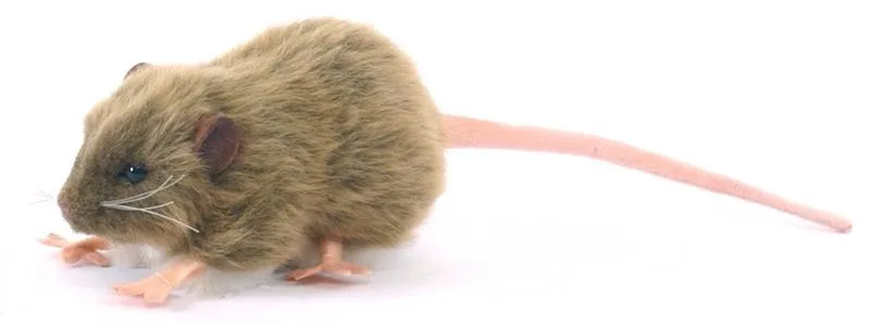 Rat Knuffel 12 cm, Hansa från Hansa Creations i Brun – produktbild