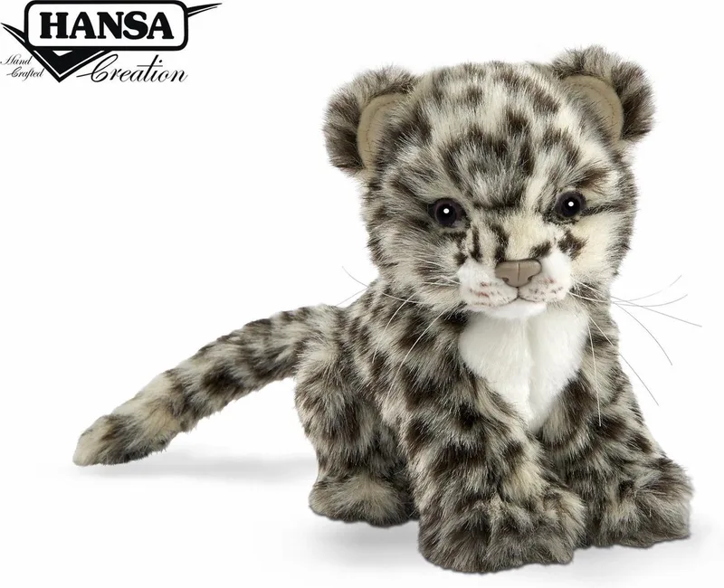 Sneeuwpanter Knuffel van Hansa Creations in Zwart – productfoto