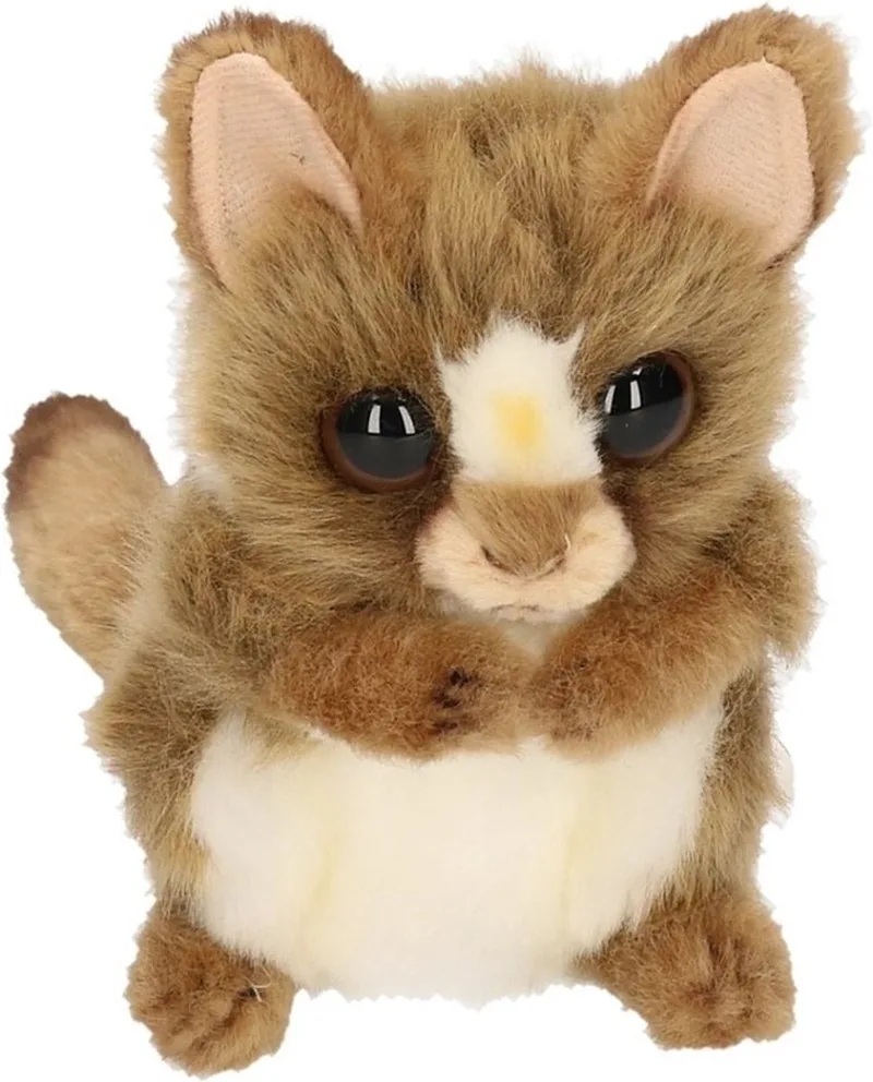 Spookdiertje knuffel - 15 cm - pluche - realistisch - hoge kwaliteit - speelgoed knuffeldier från Hansa Creations i Flerfärgad – produktbild