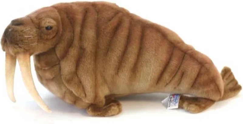 Walrus Knuffel - 38 cm - Pluche - Knuffeldier - Zeezoogdier - Voor decoratie of educatief spel by Hansa Creations in Brown – product photo