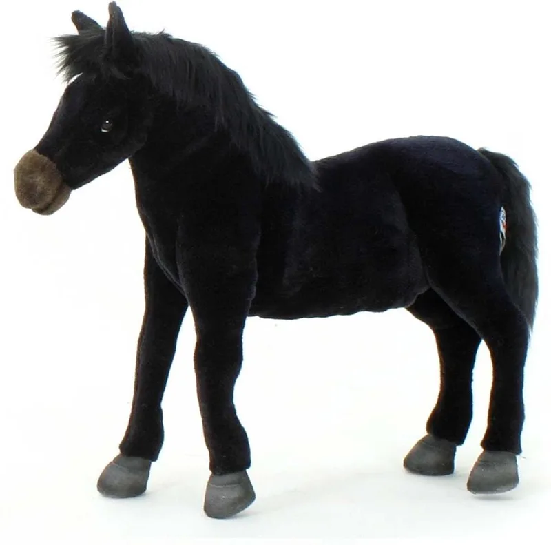 Wild Paard Knuffel 45 cm, Hansa van Hansa Creations in Zwart – productfoto