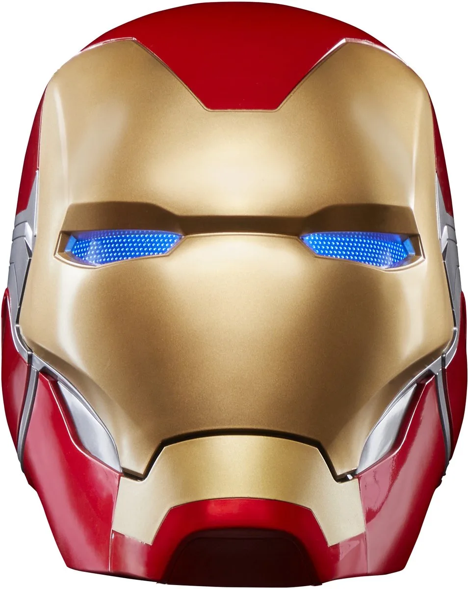 Avengers: Endgame Marvel Legends Series Electronic Helmet Iron Man Mark LXXXV van Hasbro in Goud – productfoto