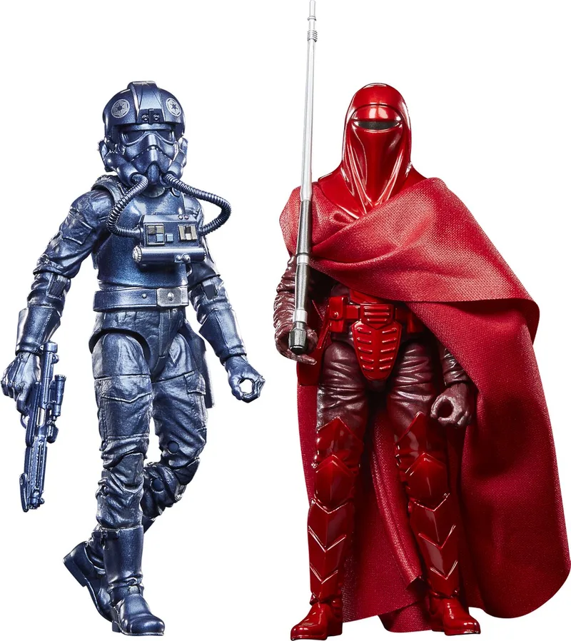 Carbonized Emperor's Royal Guard & Tie Fighter Pilot - Star Wars The Black Series F7011, 4 jaar, Verschillende kleuren, Meerkleurig van Hasbro – productfoto