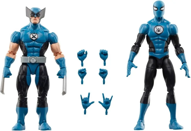 Fantastic Four Marvel Legends Action Figure 2-Pack Wolverine & Spider-Man 15 cm Action Figuur by Hasbro in Multicolour – product photo