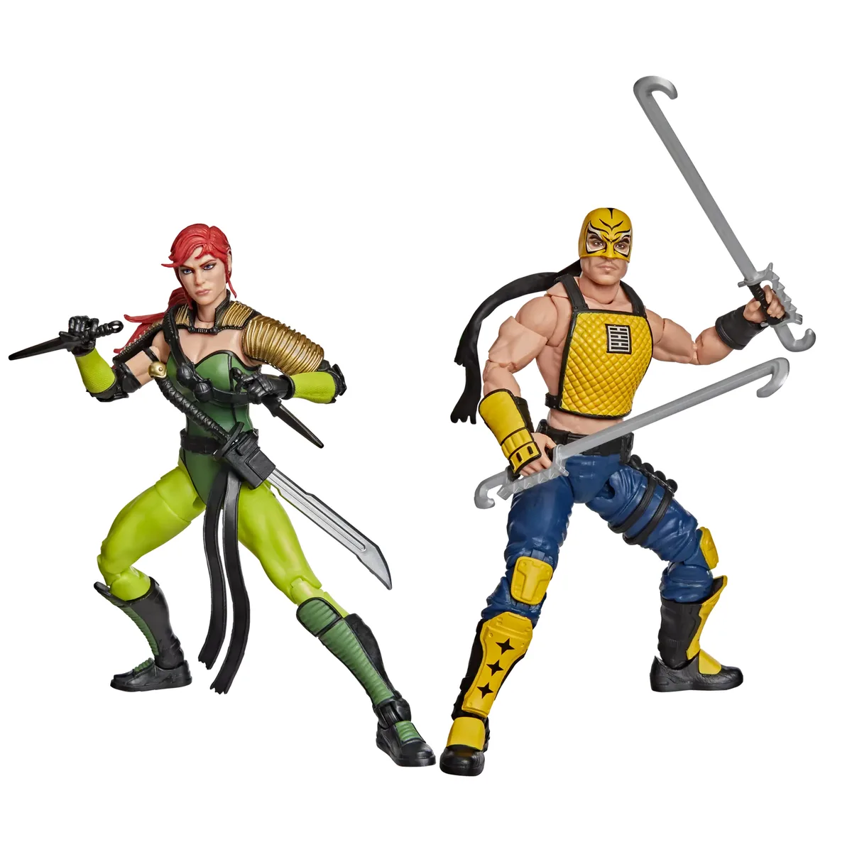 G.I. Joe Classified Ninja Force Scarlett and T'Jbang de Hasbro – photo produit