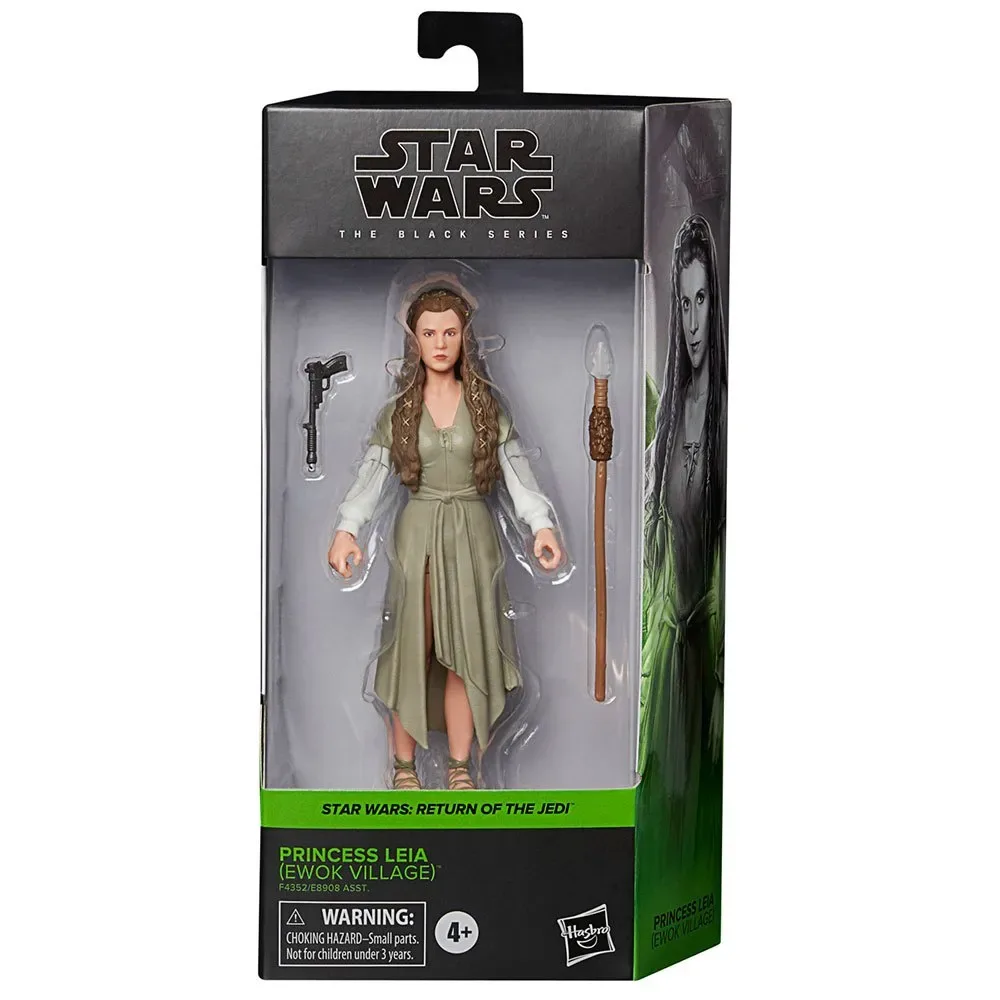 Leia Star Wars: Jediridderen Vender Tilbage Prinsesse Ewok Landsby Black Series Figur de Hasbro – photo produit