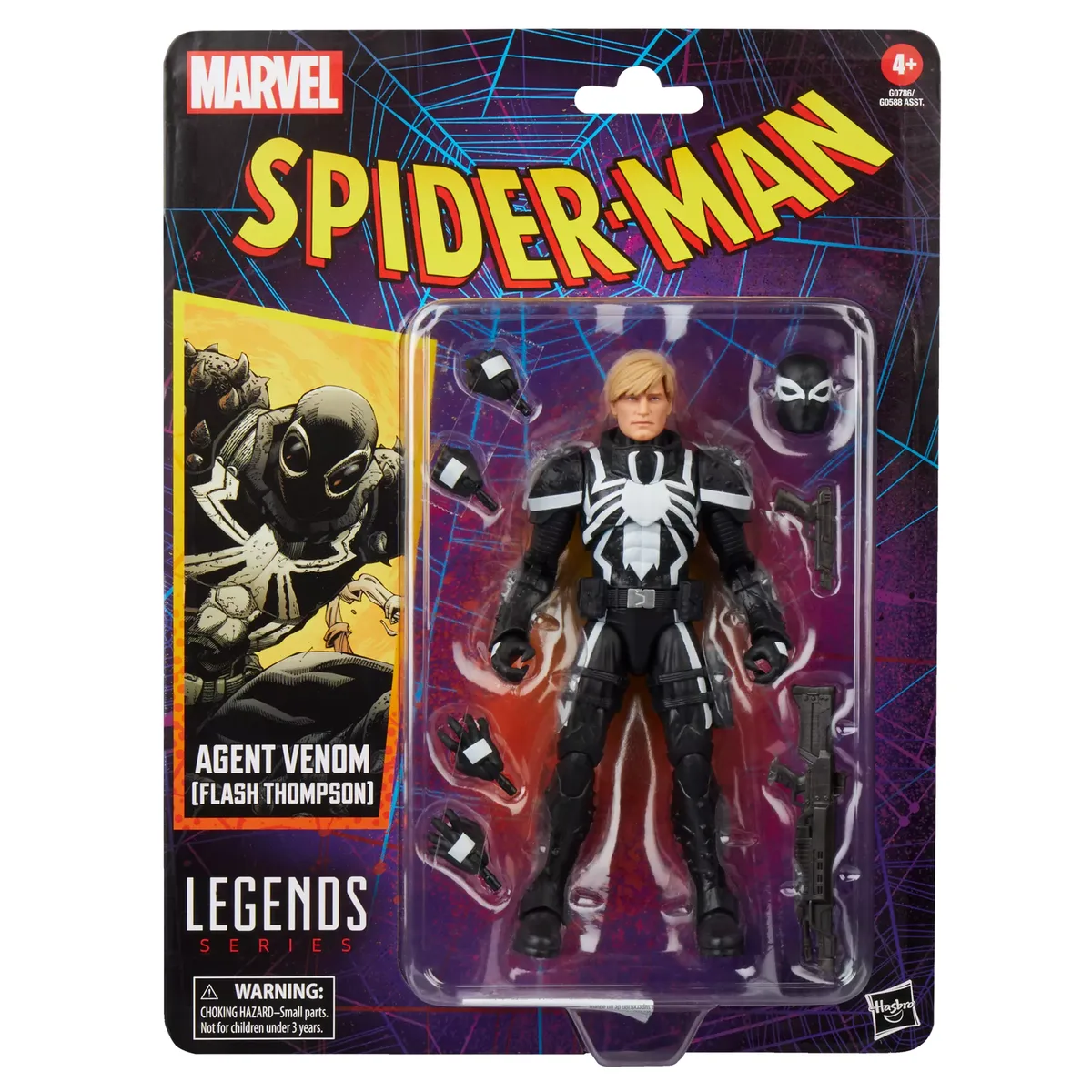 Marvel Legends Agent Venom (Flash Thompson) fra Hasbro – produktbillede