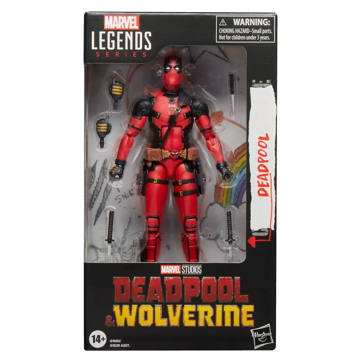 Marvel Legends Deadpool 15cm van Hasbro – productfoto