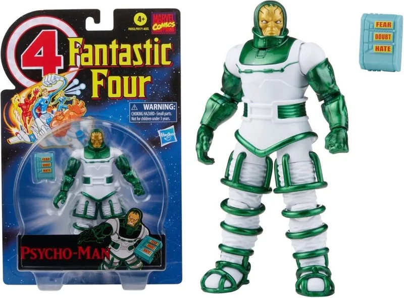Marvel Legends: Fantastic Four Series Retro -Psycho-Man van Hasbro in Bonte kleuren – productfoto
