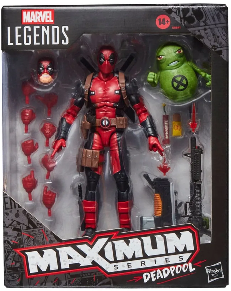 Marvel Legends Maximum Series Action Figure Deadpool 15 cm Action Figuur by Hasbro in Multicolour – product photo