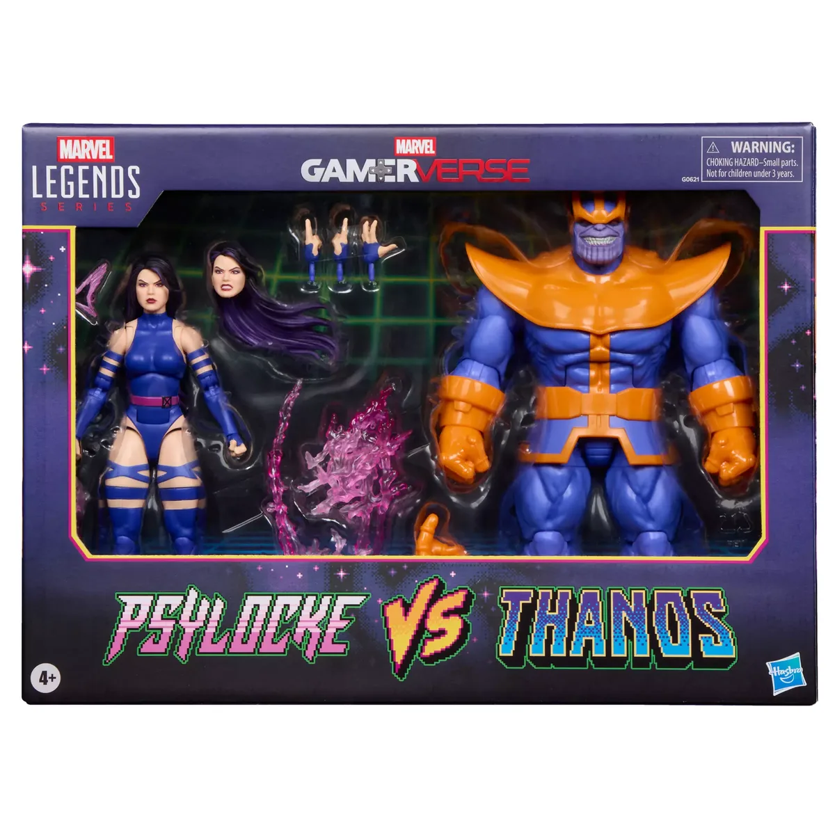 Marvel Legends Psylocke vs. Thanos von Hasbro – Produktfoto