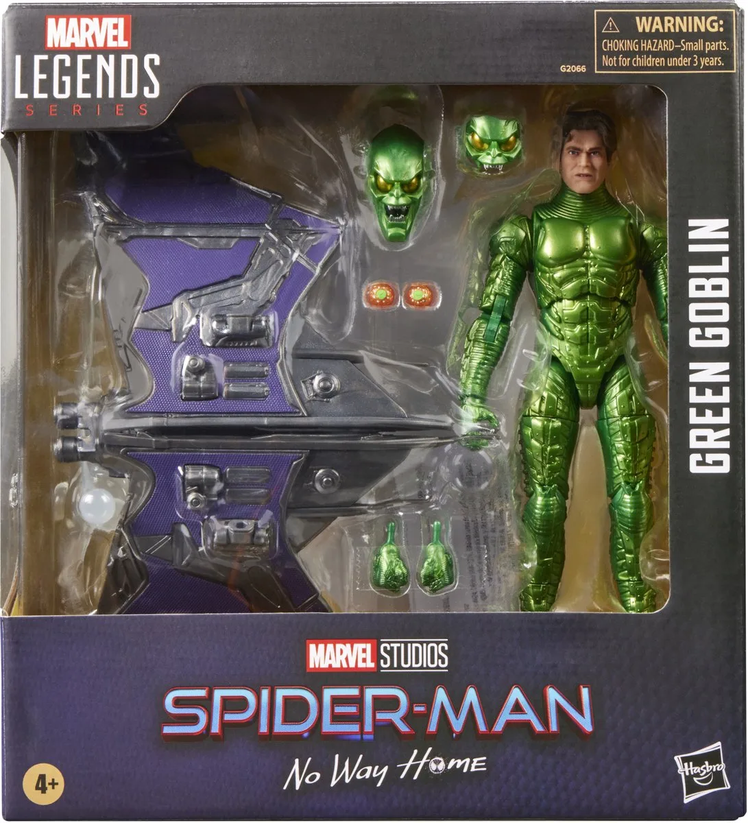 Marvel Legends Series Green Goblin, Spider-Man: No Way Home van Hasbro in Groen – productfoto