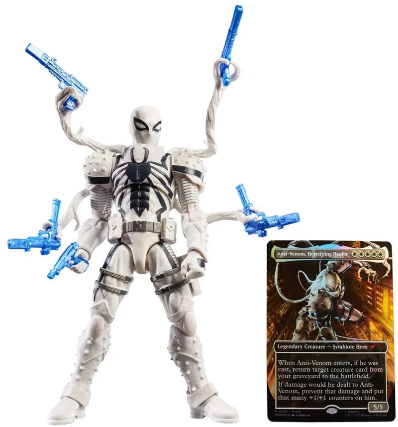 Marvel Legends Series Magic: The Gathering Agent Anti-Venom - Actiefiguur 15cm van Hasbro in Wit – productfoto