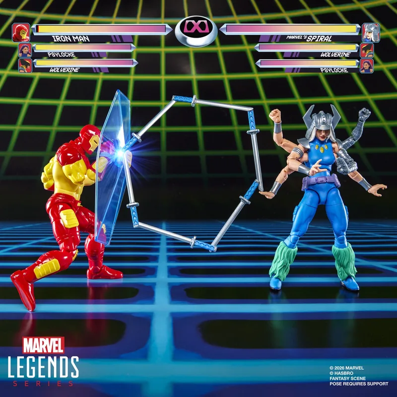 Marvel Legends Series - Marvel Games Iron Man vs Marvel Spiral - Actiefiguur 15cm by Hasbro – product photo